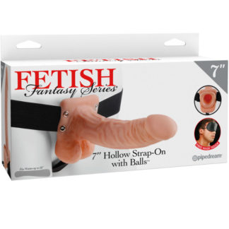 fetish-fantasy-series-7"-hollow-strap-on-with-balls-17.8cm-natural-0