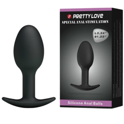 pretty-love-plug-anal-silicona-6.5-cm-negro-0