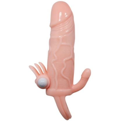 brave-man-funda-pene-anal-y-clitoris-vibrador-16.5-cm-natural-2