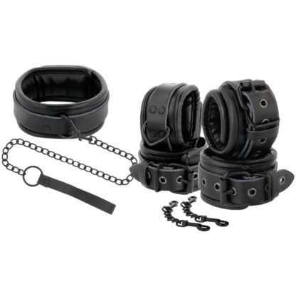 darkness-esposas-y-collar-de-cuero-negro-0