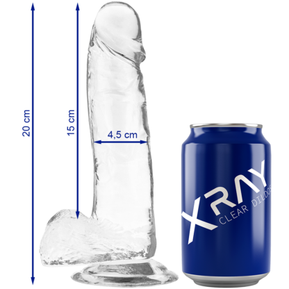 xray-clear-dildo-realista-transparente-20cm-x-4.5cm-0