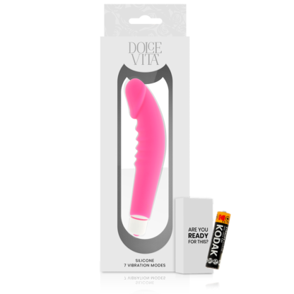 dolce-vita--realistic--pleasure-vibrador-silicona-rosa-1