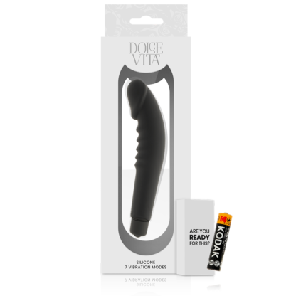 dolce-vita--realistic--pleasure-vibrador-silicona-negro-1