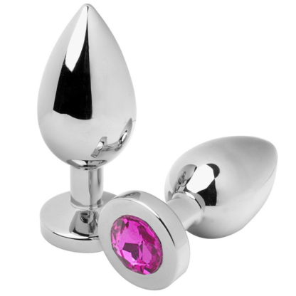 metalhard-anal-plug-diamond-rosa-medium-7.62cm-0