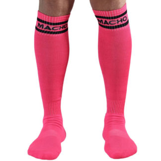 macho-calcetines-largos-talla-unica-rosa-0