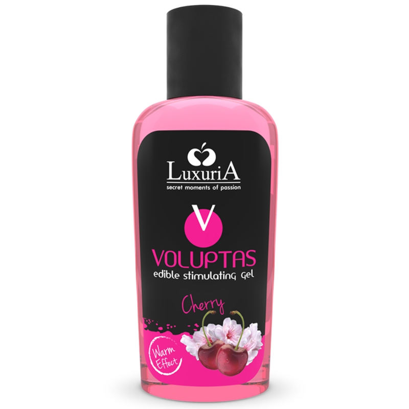 intimateline-luxuria---voluptas-gel-masaje-comestible-efecto-calor---cereza-100-ml-0