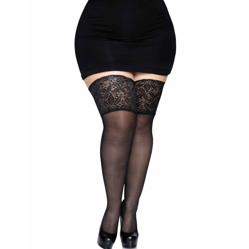 leg-avenue---medias-negras-autoadhesivas-con-encaje-ancho-plus-size-2
