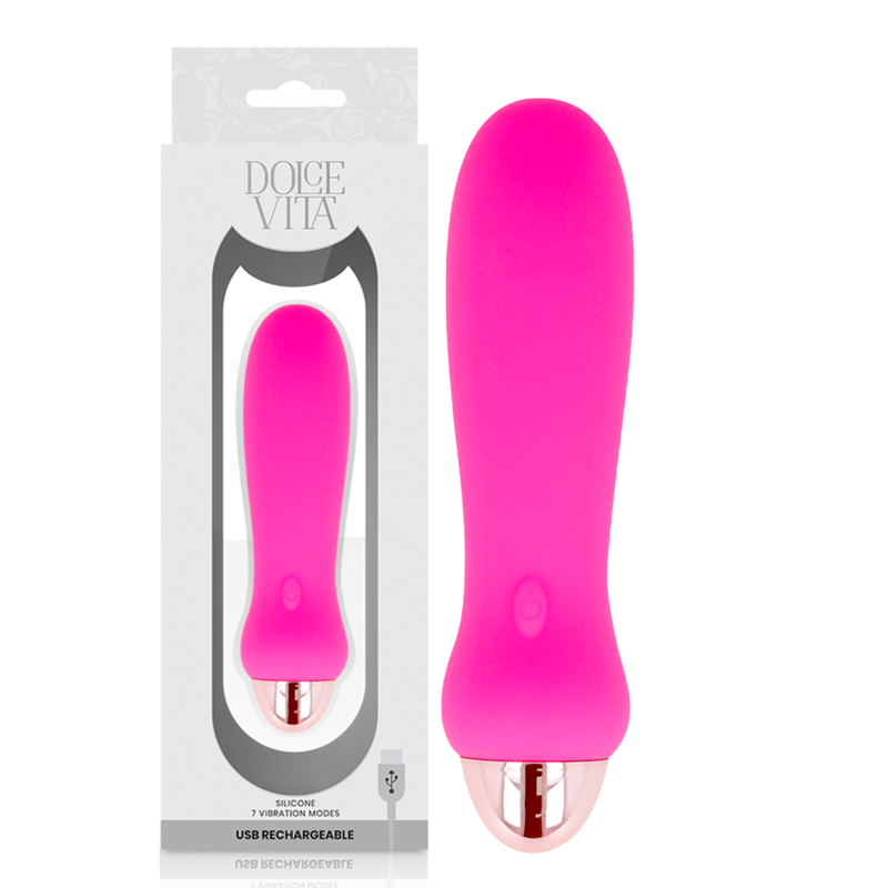 dolce-vita---vibrador-recargable-five-rosa-7-velocidades-0