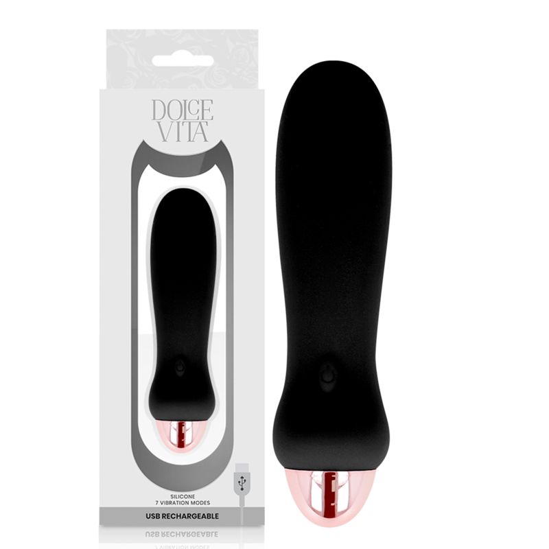 dolce-vita---vibrador-recargable-five-negro-7-velocidades-0
