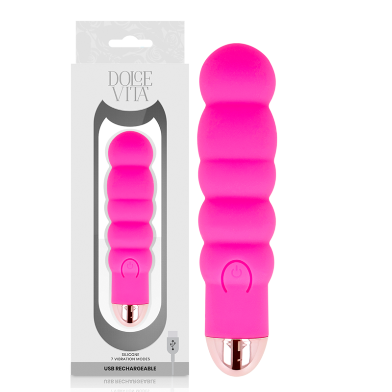 dolce-vita---vibrador-recargable-six-rosa-7-velocidades-0