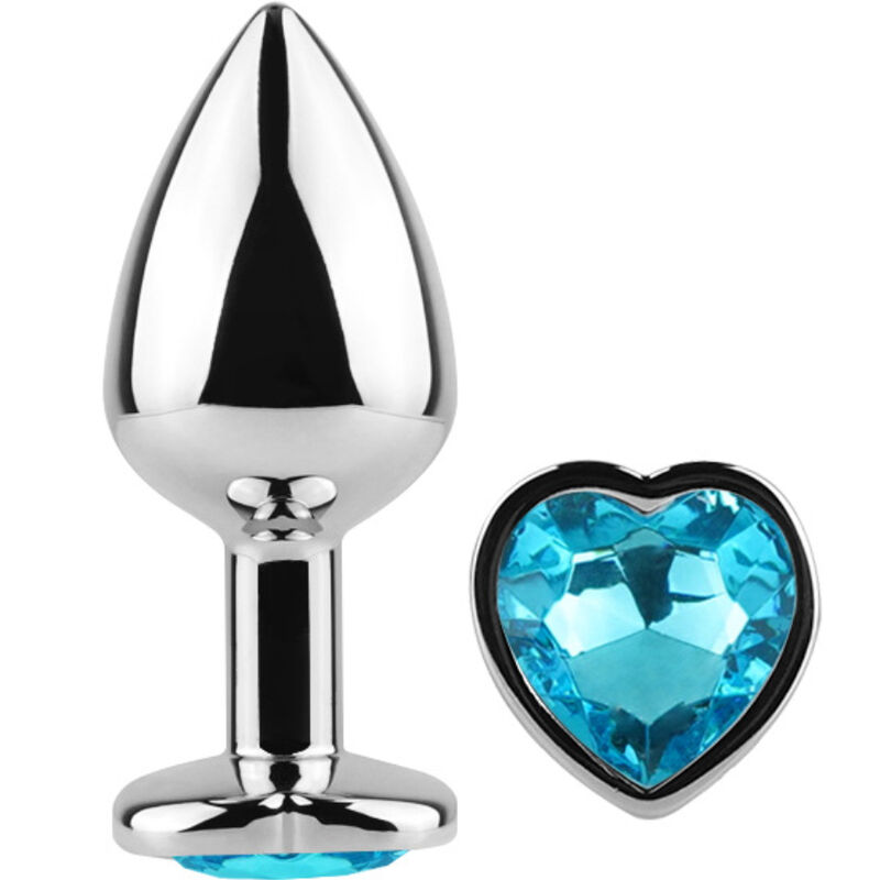 secretplay---metal-butt-plug-corazÓn-azul-talla-s-7-cm-0