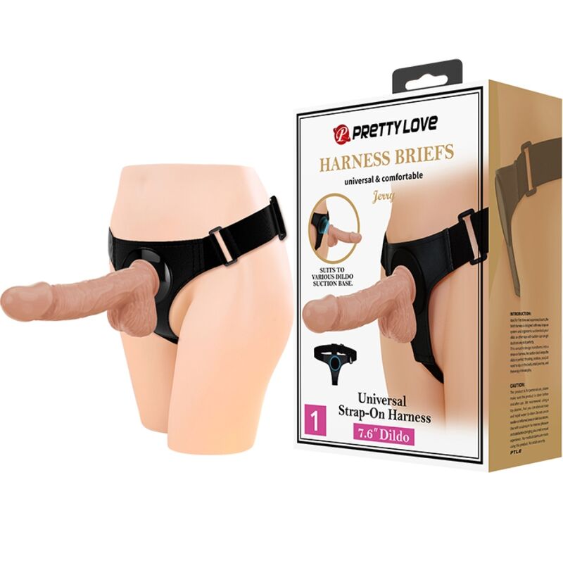 pretty-love---harness-briefs-arnÉs-universal-con-dildo-jerry-21.8-cm-natural-0