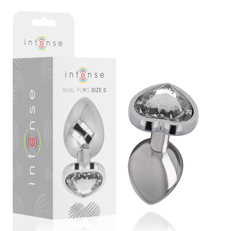 intense---plug-anal-metal-aluminio-corazÓn-blanco-talla-s-0