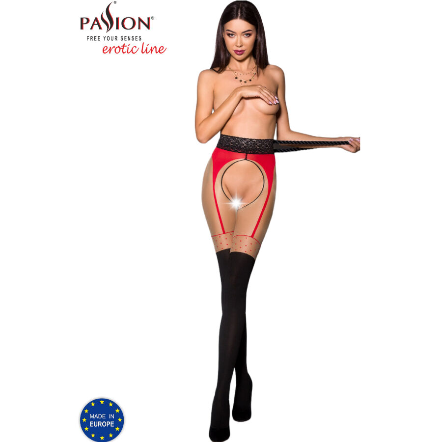 passion---tiopen-003-medias-rojo-3/4-20/40-den-0