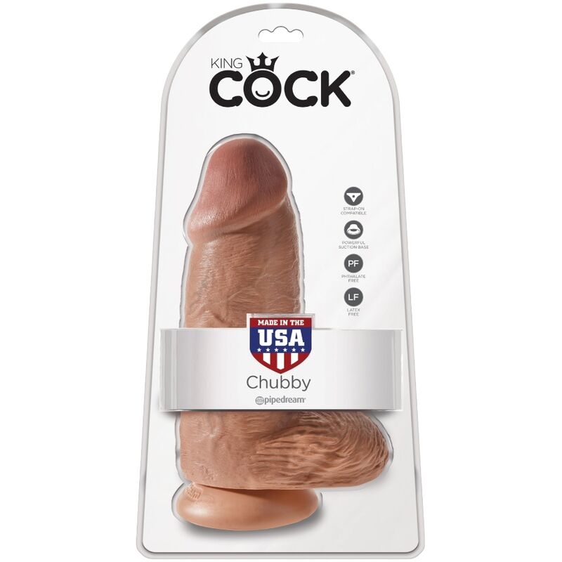 king-cock---pene-realistico-chubby-23-cm-caramelo-5