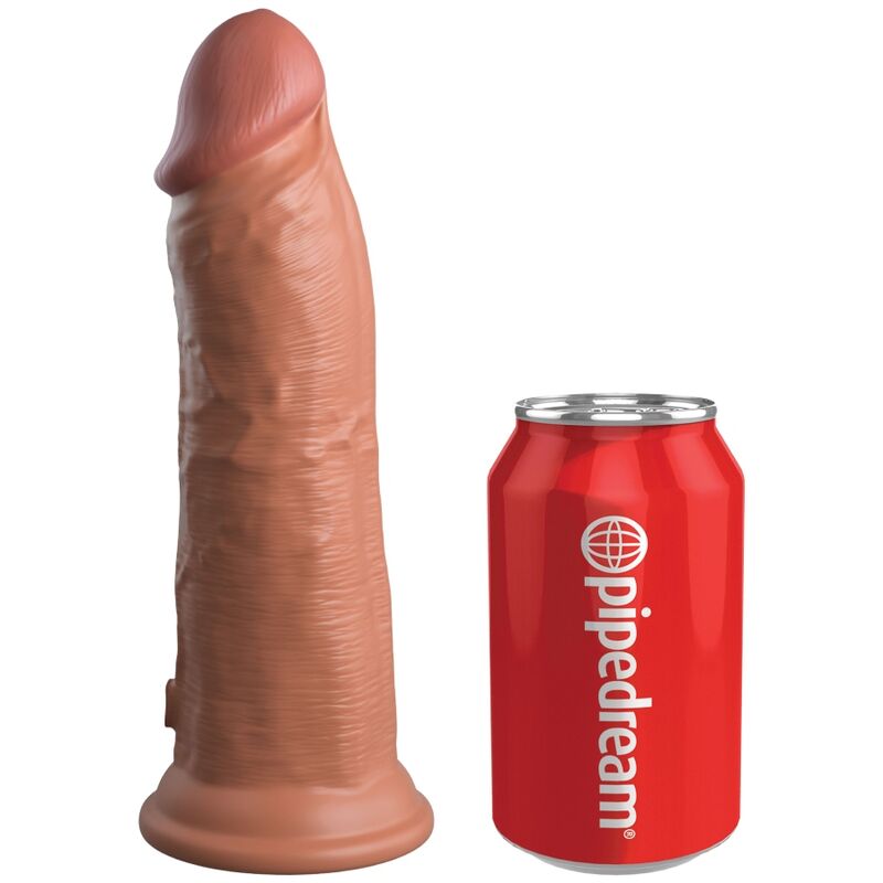 king-cock---elite-dildo-realistico-silicona-20.3-cm-caramelo-0
