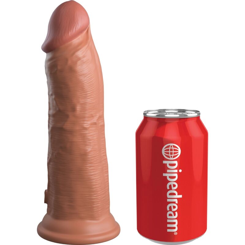 king-cock---elite-dildo-realistico-vibrador-&-silicona-20.3-cm-caramelo-0