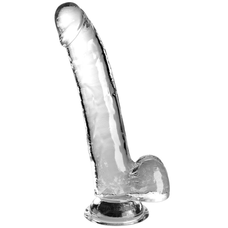 king-cock---clear-dildo-con-testiculos-20.3-cm-transparente-0