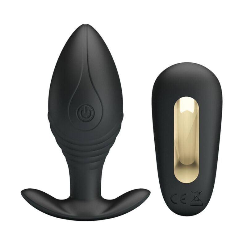 pretty-love---regina-plug-anal-vibrador-recargable-negro-0
