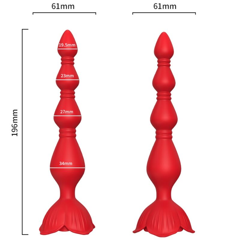 armony---rosa-vibrador-pagoda-&-plug-anal-rojo-0