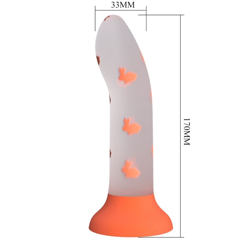 pretty-love---magical-nightfall-dildo-sin-vibraciÓn-luminoso-naranja-0