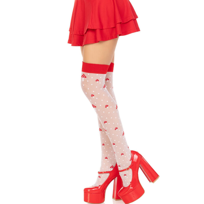 leg-avenue---calcetines-altos-champiÑones-rojo/blanco-2