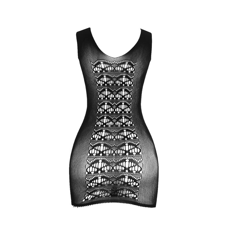 subblime---952167-vestido-de-rejilla-corto-elstico-negro-talla-Única-5