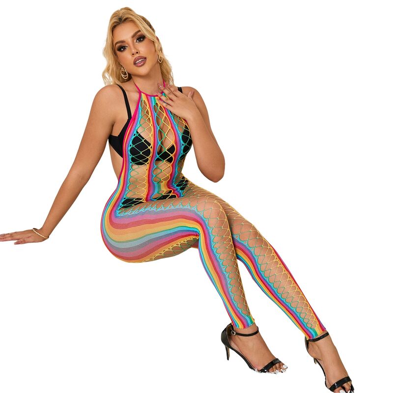 subblime---952358-vestido-de-rejilla-cuello-halter-arcoiris-talla-Única-4
