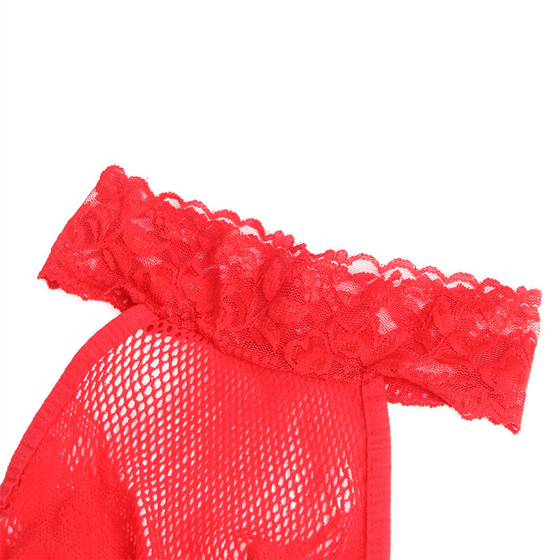 subblime---952372-bodystocking-crotchless-de-rejilla-y-encaje-con-cuello-alto-rojo-talla-Única-6