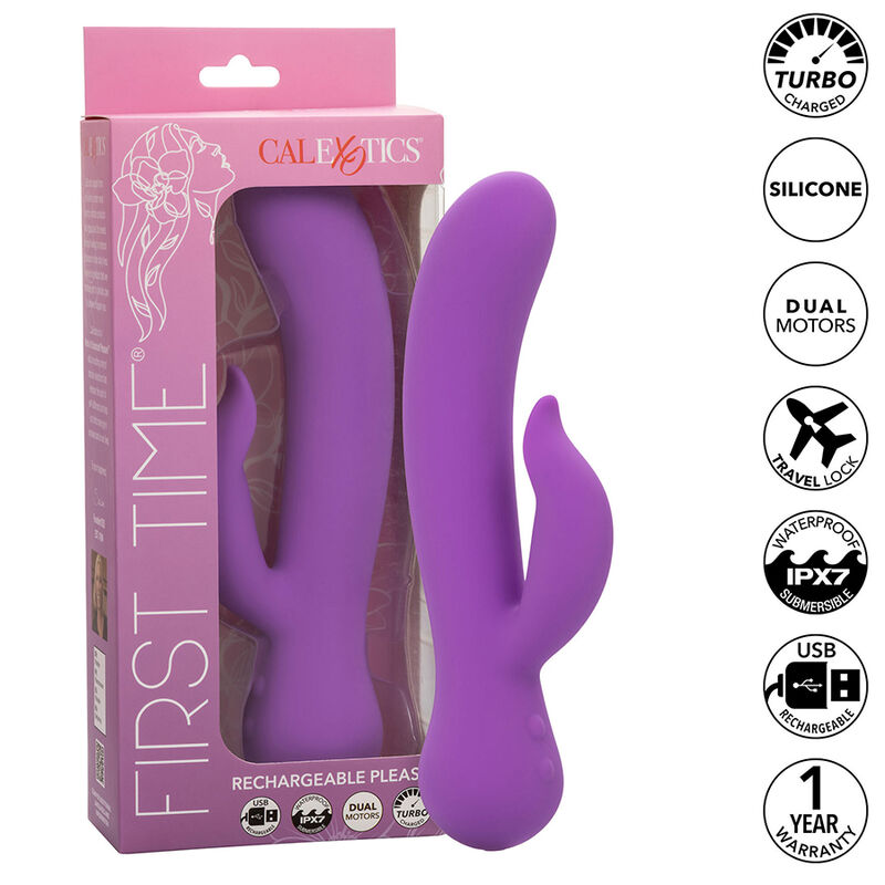 calexotics---first-time-vibrador-complaciente-recargable-morado-0