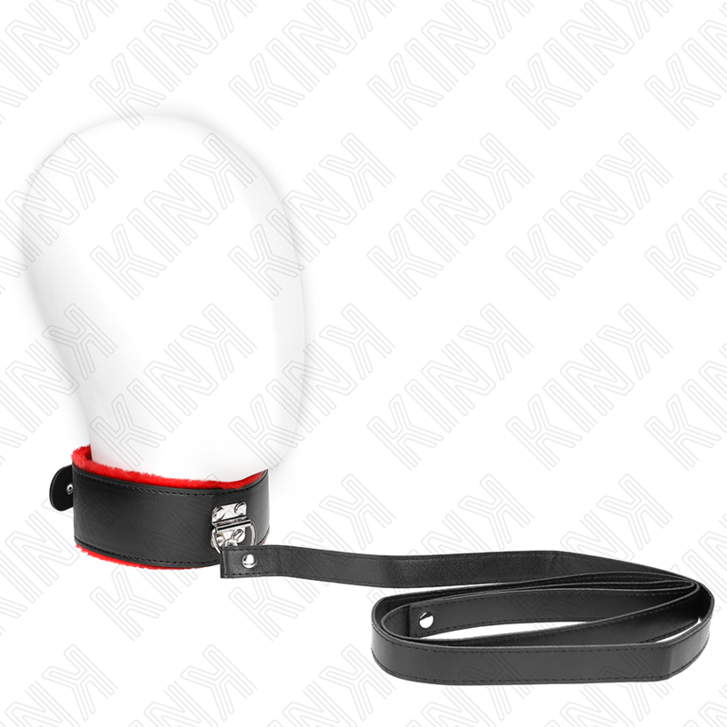 kink---collar-con-correa-116-cm-de-piel-rojo-ajustable-40-48-cm-x-6-cm-0
