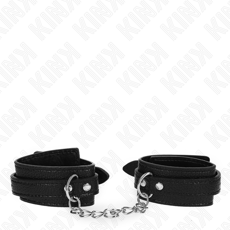 kink---muÑequeras-estilo-serpiente-negro-ajustable-20-28-cm-x-5.4-cm-0