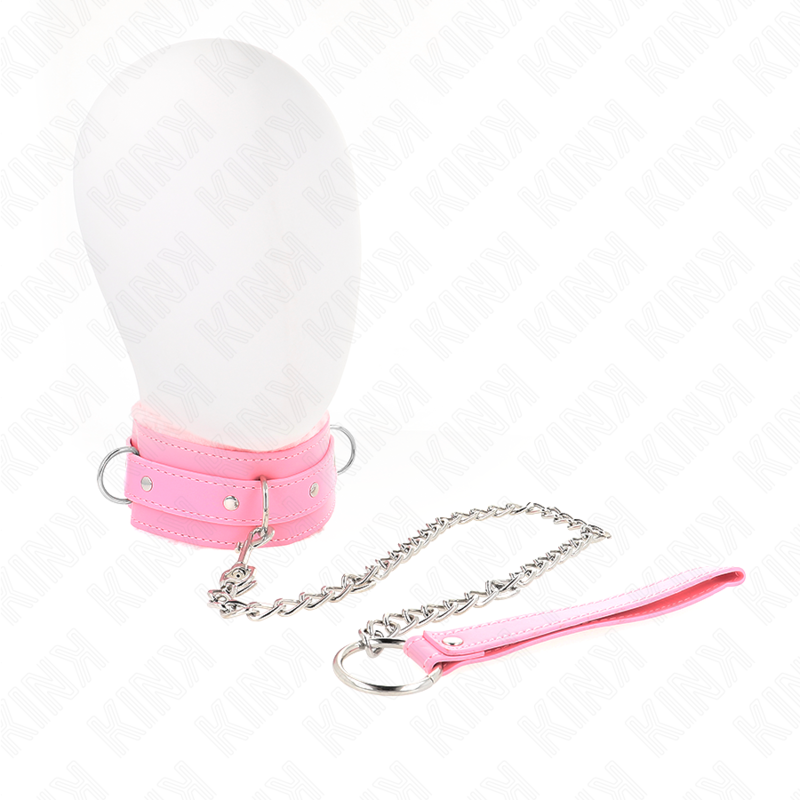 kink---collar-con-correa-65-cm-con-restricciones-rosa-ajustable-36-42-cm-x-5.5-cm-0