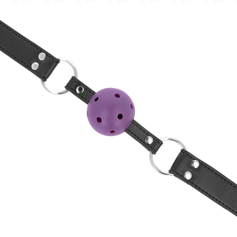 kink---mordaza-de-bola-4-cm-transpirable-con-doble-remache-morado-62-x-2.5-cm-ajustable-42-58-cm-3