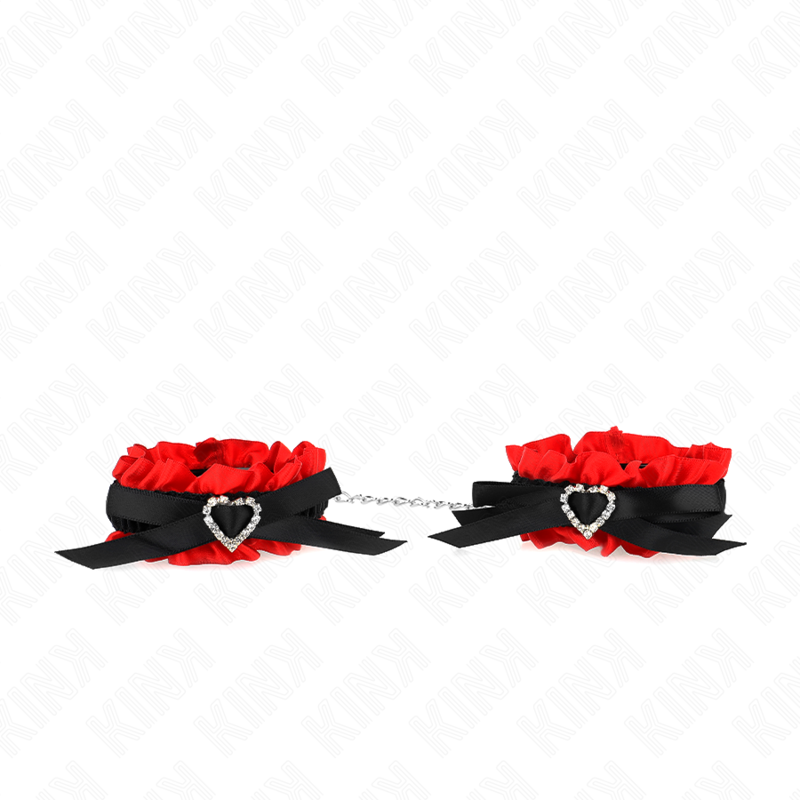 kink---muÑequeras-elÁsticas-de-encaje-con-detalle-corazÓn-rojo-ajustable-22-35-cm-0