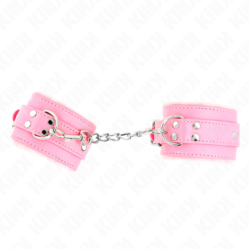 kink---muÑequeras-forradas-rosa-con-correa-rosa-ajustable-20-29-cm-x-5.5-cm-0