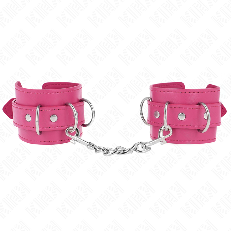 kink---muÑequeras-con-3-anillas-en-d-ajustable-rosa-17.5-25-cm-x-6-cm-0