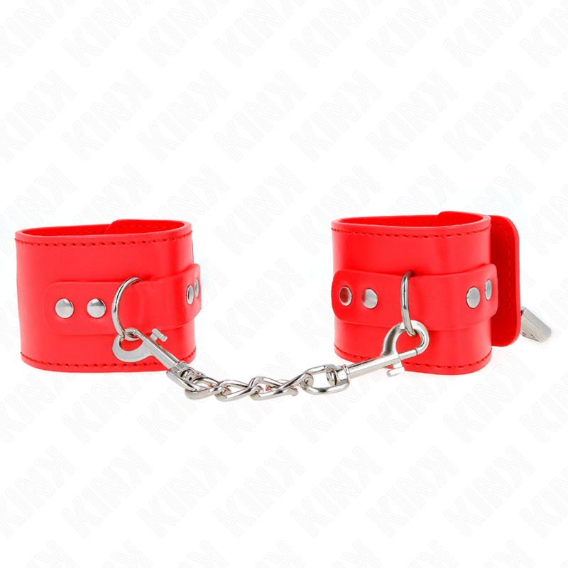 kink---muÑequeras-con-cierre-candado-rojo-ajustable-16-23-cm-x-5.5-cm-0