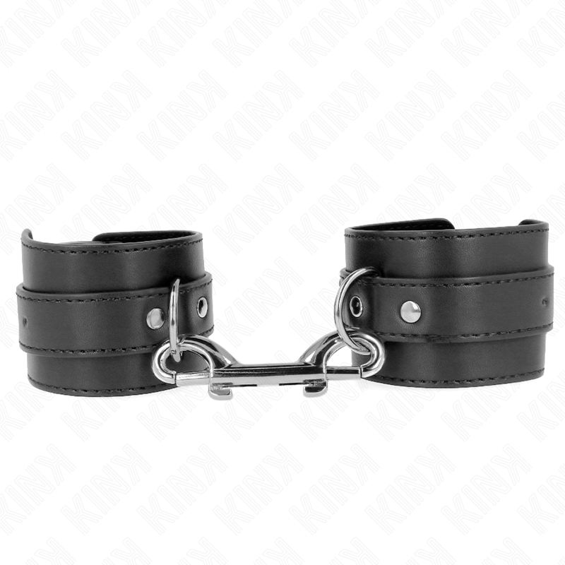 kink---muÑequeras-simples-con-fila-de-remaches-y-hebilla-grande-negro-ajustable-17-28-cm-x-5-cm-0