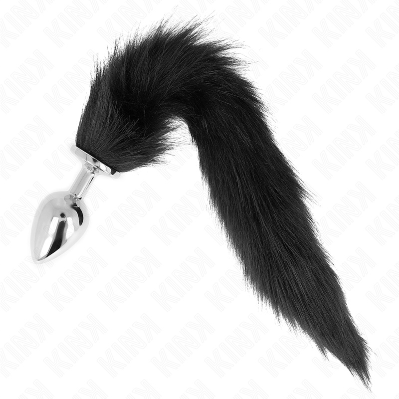 kink---plug-anal-talla-l-10-x-4-cm-con-cola-sintÉtica-40-cm-negro-0