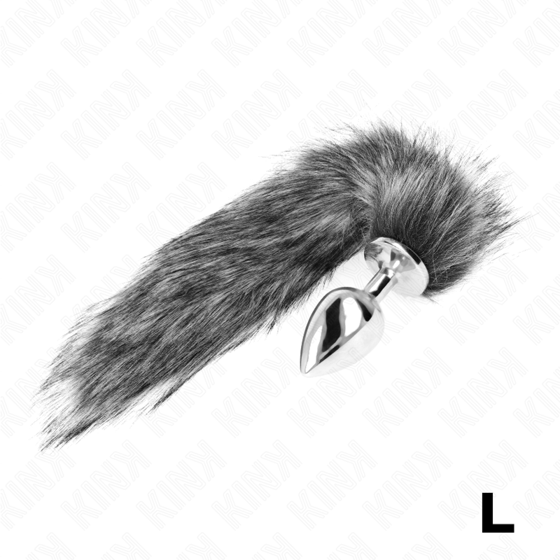 kink---plug-anal-talla-l-10-x-4-cm-con-cola-sintÉtica-40-cm-plateado-0