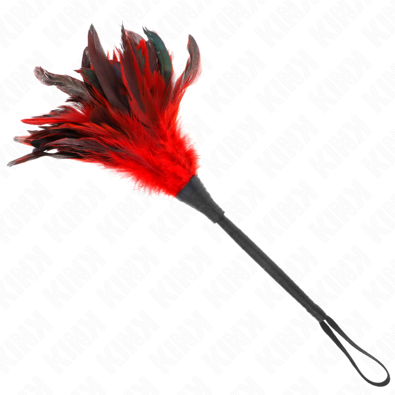 kink---plumas-de-pollo-para-cosquillas-con-forma-cuerno-de-criada-rojo-36-cm-0