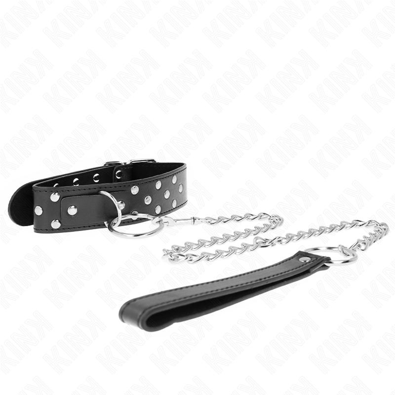 kink---collar-con-correa-65-cm-remache-anilla-negro-ajustable-36-50-cm-x-3.8-cm-0