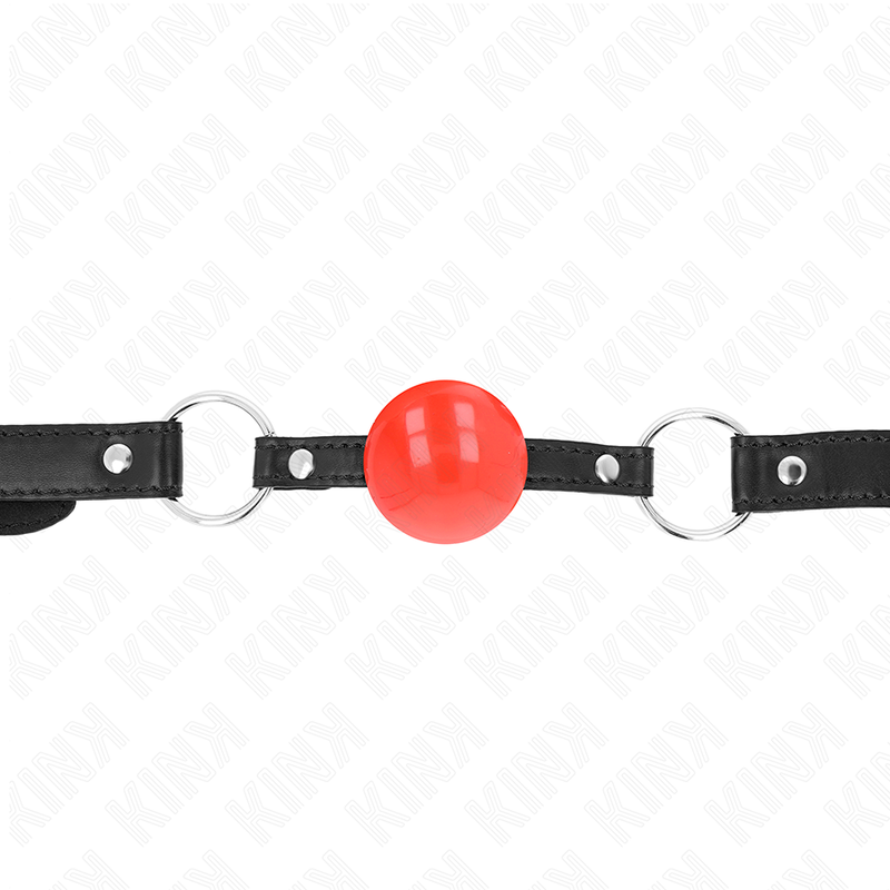 kink---mordaza-de-bola-4-cm-tpe-rojo-60-x-2-cm-0