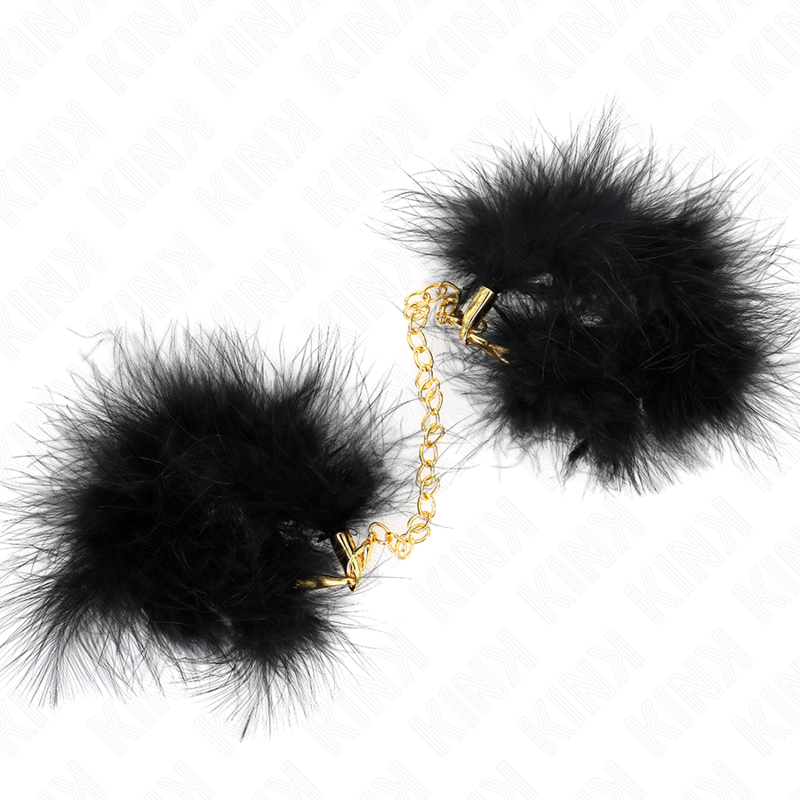 kink---esposas-de-plumas-negro-con-cadena-dorada-modelo-2-0