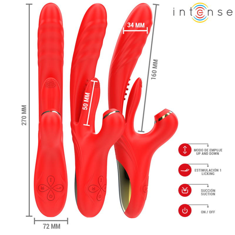 intense---karol-vibrador-multifunciÓn-empuje-&-estimulaciÓn-&-succiÓn-rojo-2