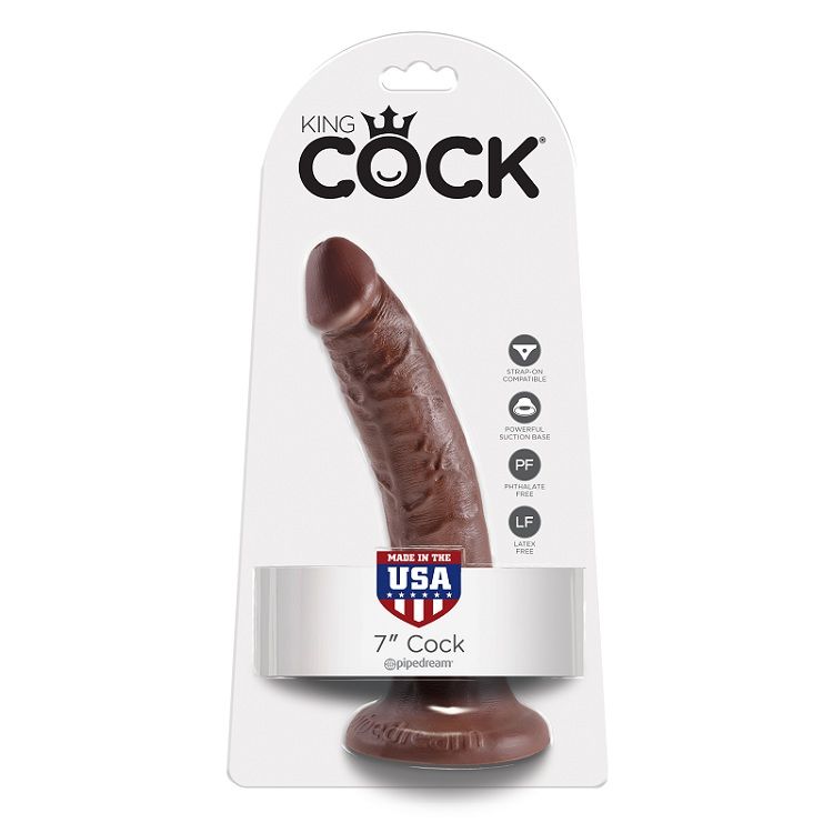 king-cock---7-pene-color-chocolate-17.8-cm-0
