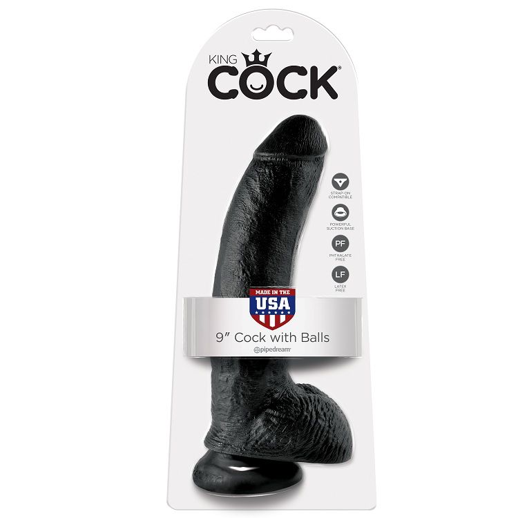 king-cock---9-pene-realistico-negro-22.9-cm-0