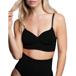 Bye-bra - medium control sujetador sin costuras negro talla xxl