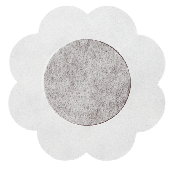 Bye-bra - pezoneras flor pack 3 uds marron talla xl